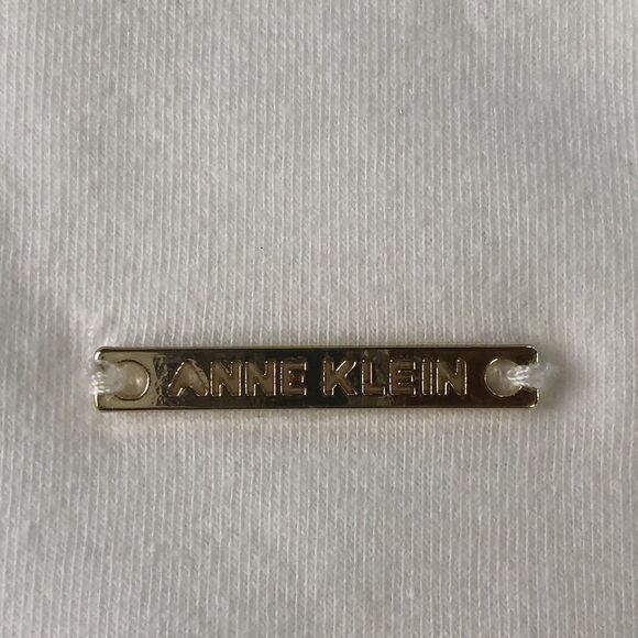 Anne Klein Women’s Scalloped Neck Tank Bright White Size Large NWT - Picture 9 of 15